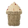 Panier Cillie avec couvercle 28x41 cm, Naturel