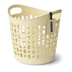 Panier à linge Humdakin Ø39 cm, Beige