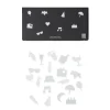 Party icons pour Tableau 20 Pièces, Blanc