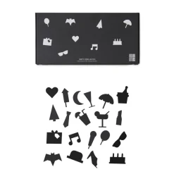 Party icons pour Tableau 20 Pièces, Noir