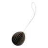 Pendentif de Pâques Ovoid papier small 4 cm, Brown