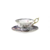 Petite tasse à thé Wonderlust avec soucoupe, jardin de minuit