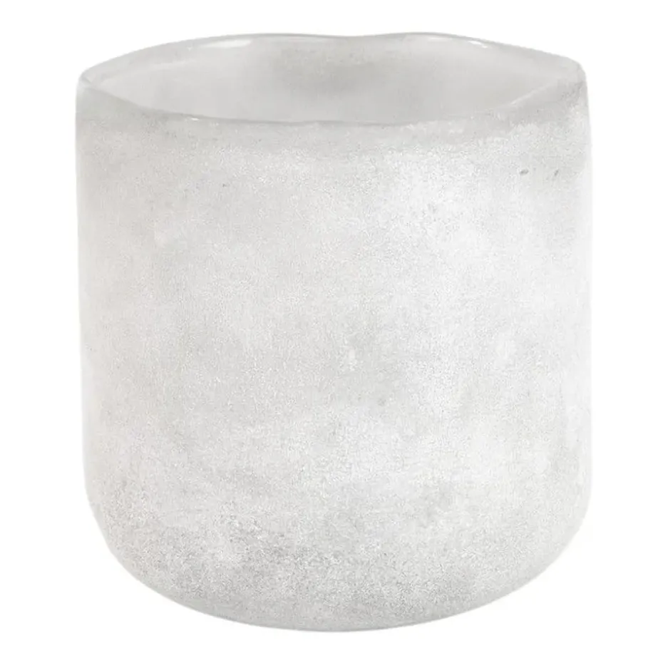Photophore Halde 10 cm, Blanc