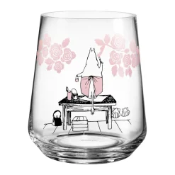 Photophore/vase Moomin Originals 17,5 cm, Roses