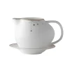 Pichet Julemorgen avec bol, Blanc-multi
