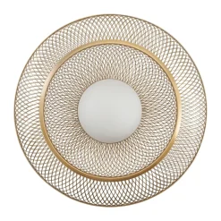 Plafonnier Faraday Up moyen, Steel