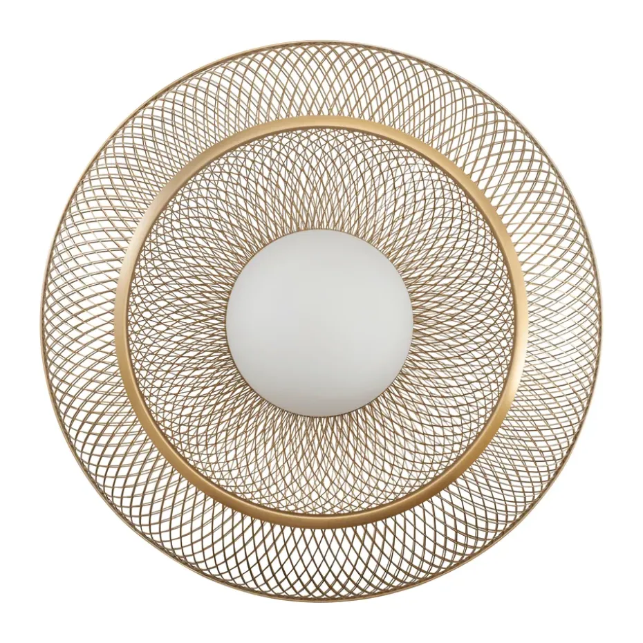 Plafonnier Faraday Up moyen, Steel