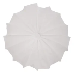Plafonnier lin Anna Ø60 cm, Blanc