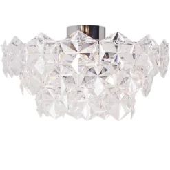 Plafonnier Monarque, chrome