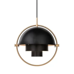 Plafonnier Multi-Lite, laiton-noir