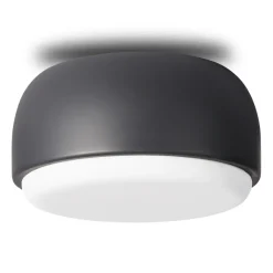 Plafonnier Over Me Ø20 cm, Gris foncé