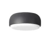 Plafonnier Over me Ø30 cm, Gris foncé