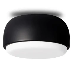 Plafonnier Over Me Ø20 cm, Noir mat