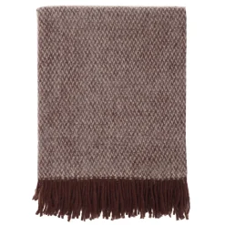 Plaid en laine Sandstone 130x180 cm, Bourgogne