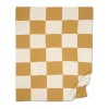 Plaid Square 130x170 cm, Jaune