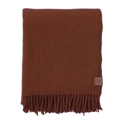 Plaid True en laine 130x200 cm, Rust