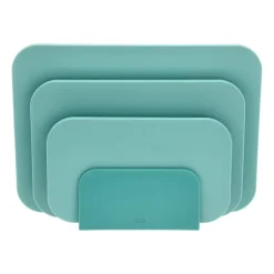 Planche à découper Choptima, set de 3 pièces et support, Nordic green