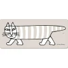 Planche à découper Mikey 40x17 cm, Gris