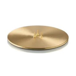 Plat à bougie ester & erik Ø12 cm mat, Doré