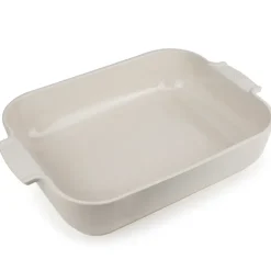 Plat de céramique Appolia 40x27 cm, Blanc