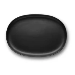 Plat de service ovale Nordic Kitchen 36 cm, Noir