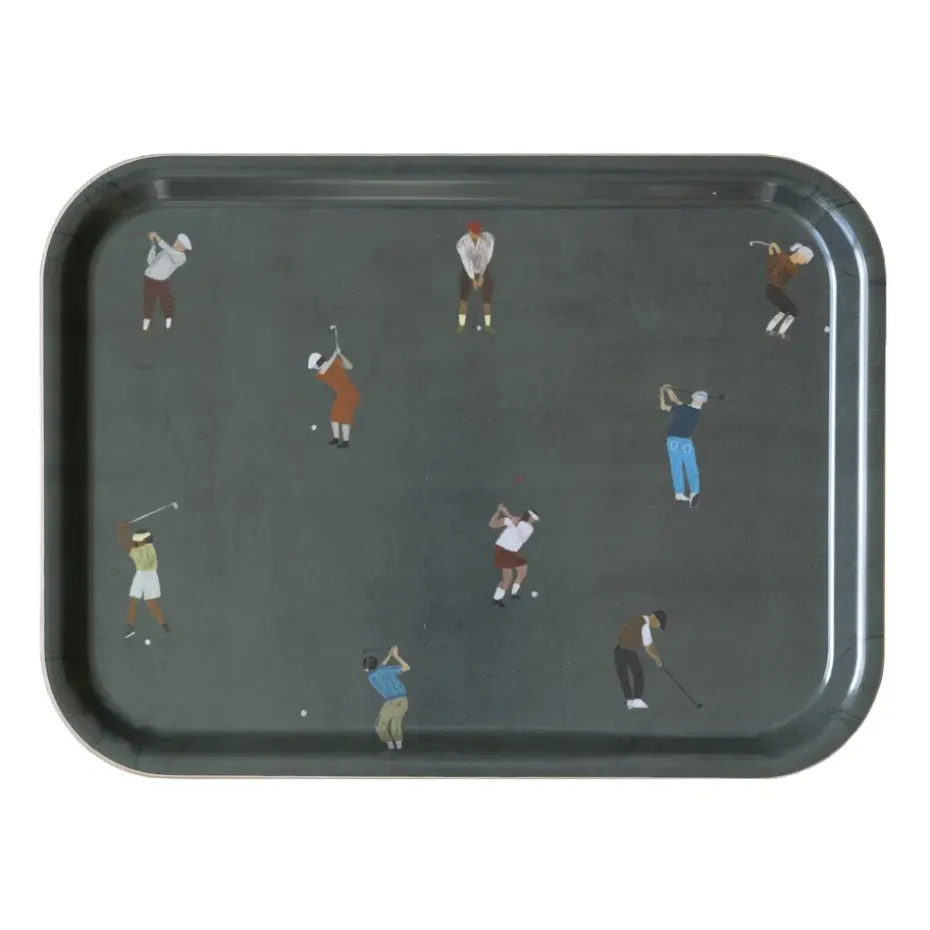 Plateau Golfers, 20x27 cm
