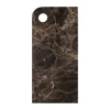Plateau Marble large 18x38 cm, Brown