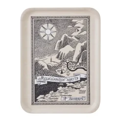 Plateau Moomin 32x42 cm, Finnish Moominvalley map