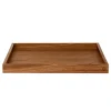 Plateau rectangulaire Unity noix, grand