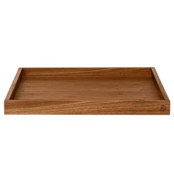 Plateau rectangulaire Unity noix, grand