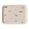 Plateau Swimmers 33x43 cm, Beige