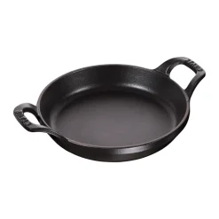 Plat à gratin rond Staub fonte Ø20 cm, Noir