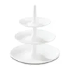 Plat à gâteau-présentoir à étages Babell L, Cotton white