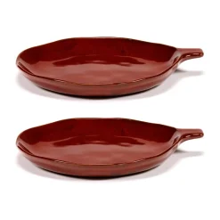 Plat La Mère avec anse Ø17 cm lot de 2, Venetian red