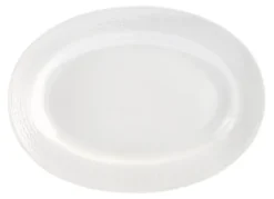 Plat oval Swedish Grace 32 cm, blanc