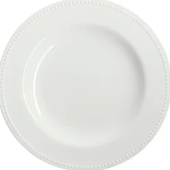 Plat à service Dots 32cm, Blanc cassé