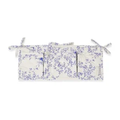 Poche de lit matelassée Jardim Satin, 18x43 cm