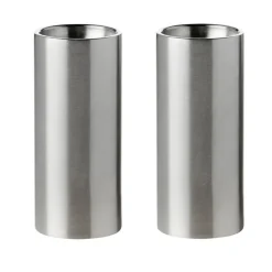 Poivrier et salière AJ cylinda-line, acier inoxydable
