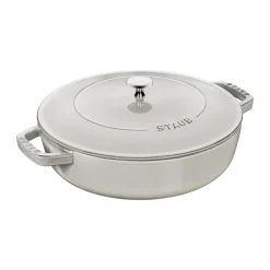 Poêle à frire en fonte Chistera Staub Ø28 cm, White truffle