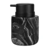 Pompe à savon Marble 12,5 cm, Noir-gris