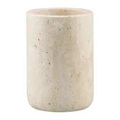 Porte-brosse à dents Travertine 10 cm, Linen