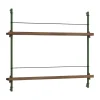 Porte-revues Moebe, Smoked oak-green