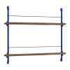 Porte-revues Moebe, Smoked oak-blue