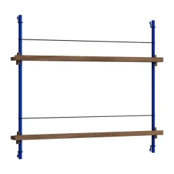 Porte-revues Moebe, Smoked oak-blue