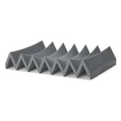 Porte-savon Zigzag, gris