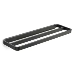 Porte-serviette double RIM 12x44 cm, Black