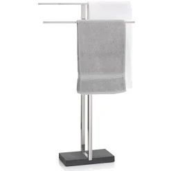 Porte-serviettes Menoto, Acier mat