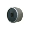 Porte-torchon pluring Support de lavette, argent-noir