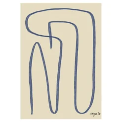 Poster Different Ways bleu, 50x70 cm