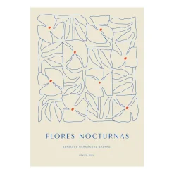 Poster Flores Nocturnas 01, 30x40 cm